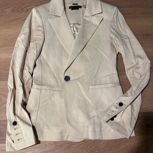 Alice + Olivia Cream Blazer